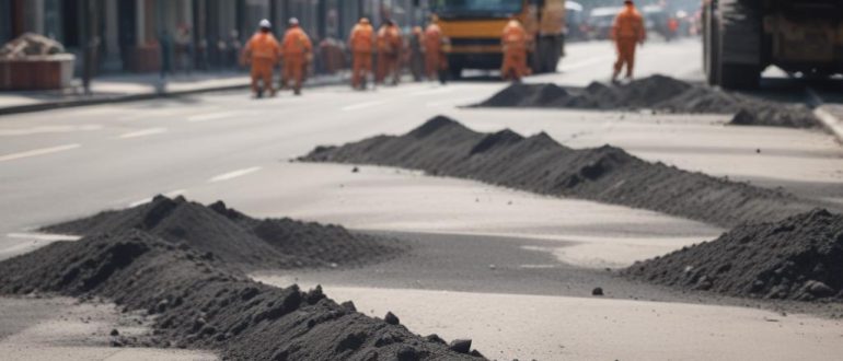 Укладка асфальтовой крошки от 180 рублей за квадратный метр