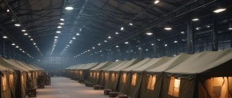 Производство военных палаток